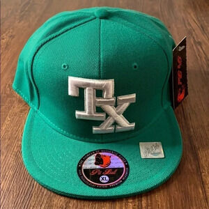 Pit Bull Texas Fitted Baseball Cap Green New